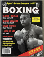 JONES, JR., ROY SIGNED BOXING SCENE MAGAZINE (1995)