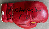 JONES, ED "TOO TALL" SIGNED BOXING GLOVE (JSA)