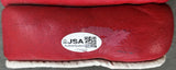 JONES, ED "TOO TALL" SIGNED BOXING GLOVE (JSA)