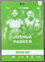 JOSHUA, ANTHONY-JOSEPH PARKER WORKING PRESS PASS (2018)