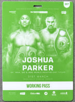 JOSHUA, ANTHONY-JOSEPH PARKER WORKING PRESS PASS (2018)