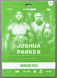 JOSHUA, ANTHONY-JOSEPH PARKER WORKING PRESS PASS (2018)