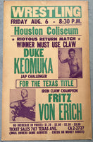 VON ERICH, FRITZ-DUKE KEOMUKA ON SITE POSTER (1965)