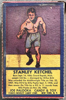 1950 STANLEY KETCHEL R437 JOE PALOOKA CANDY BOX & TRADING CARD