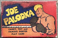 1950 STANLEY KETCHEL R437 JOE PALOOKA CANDY BOX & TRADING CARD