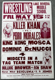 MORALES, PEDRO-KILLER KHAN ON SITE POSTER (1981)