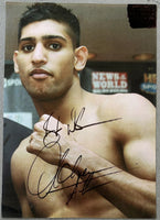 KHAN, AMIR SIGNED PHOTO