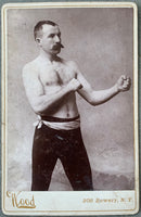 KILRAIN, JAKE ORIGINAL CABINET CARD (1880's-JOHN WOOD)