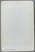 KILRAIN, JAKE ORIGINAL CABINET CARD (1880's-JOHN WOOD)