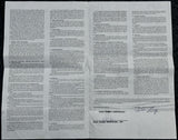 ALI, MUHAMMAD-JOE FRAZIER III SIGNED TELEVISION LICENSE CONTRACT (1975-SIGNED BY DON KING & CHRIS DUNDEE)