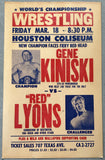 KINISKI, GENE-RED LYONS ON SITE POSTER (1966)