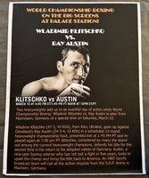 KLITSCHKO, WLADIMIR-RAY AUSTIN CLOSED CIRCUIT POSTER (2007)