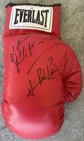 KLITSCHKO, VITALI & HASIM RAHMAN SIGNED BOXING GLOVE (JSA)