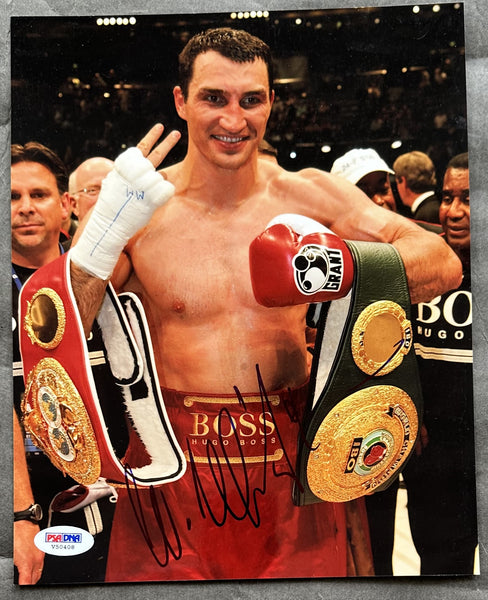 KLITSCHKO, WLADIMIR SIGNED PHOTO (PSA/DNA)