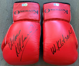 KLITSCHKO, VITALI & WLADIMIR SIGNED BOXING GLOVES (BECKETT AUTHENTICATED)