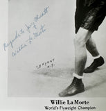 LA MORTE, WILLIE SIGNED PHOTO