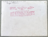 LAMOTTA, JAKE-MARCEL CERDAN ORIGINAL TYPE 1 WIRE PHOTO (1949-LAMOTTA WINS TITLE)