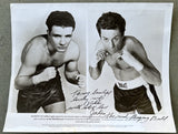 LAMOTTA, JAKE SIGNED RAGING BULL PROMOTIONAL PHOTO TO HIS FORMER WIFE VIKKI (VIKKI LAMOTTA COLLECTION)