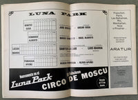 LACIAR, SANTOS-LUIS IBARRA SIGNED OFFICIAL PROGRAM (1981)