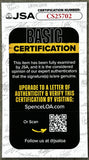 LANDRY, TOM SIGNED INDEX CARD (JSA)
