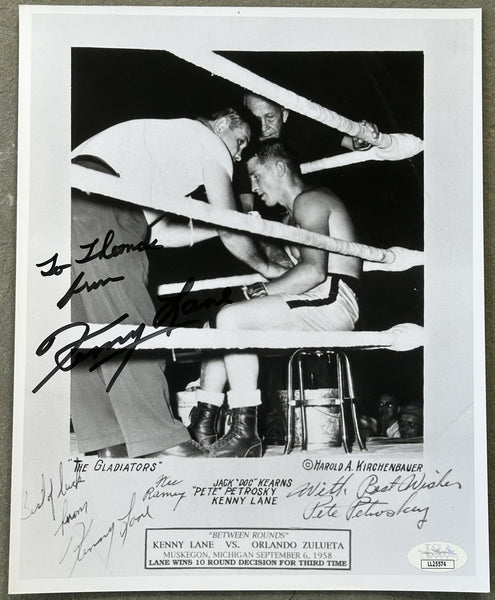 LANE, KENNY SIGNED PHOTO (JSA)
