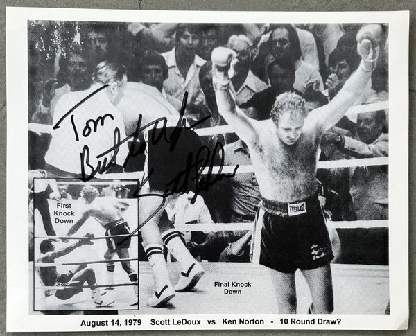 LEDOUX, SCOTT SIGNED PHOTO
