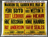 LEDOUX, SCOTT-PEDRO SOTO & GERRY COONEY-JOE ROBERSON & MIKE ROSSMAN-RAY ANDERSON ON SITE POSTER (1977)