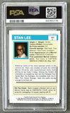 1990 MARVEL UNIVERSE STAN LEE AUTOGRAPHED CARD (PSA/DNA NM-MT 8, AUTO AUTH)