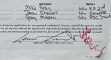 LEWIS, LENNOX SIGNED LICENSE APPLICATION (1991-JSA)
