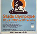DURAN, ROBERTO-SUGAR RAY LEONARD I RARE ON SITE POSTER (1980)