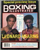 LEONARD, SUGAR RAY-THOMAS HEARNS I SIGNED BOXING ILLUSTRATED MAGAZINE (1981-JSA)