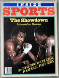 LEONARD, SUGAR RAY & THOMAS HEARNS SIGNED INSIDE SPORTS MAGAZINE (1981-JSA)