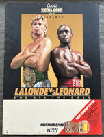 LEONARD, SUGAR RAY-DONNY LALONDE COORS ADVERTISING STANDEE (1988)