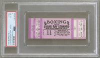 LEONARD, SUGAR RAY-FERNAND MARCOTTE FULL TICKET (1979-PSA/DNA EX-MT 6)