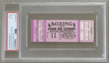LEONARD, SUGAR RAY-FERNAND MARCOTTE FULL TICKET (1979-PSA/DNA EX-MT 6)