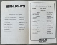 LEONARD, SUGAR RAY-ROCKY RAMON OFFICIAL PROGRAM (1978)