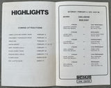 LEONARD, SUGAR RAY-ROCKY RAMON OFFICIAL PROGRAM (1978)