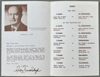 LEONARD, SUGAR RAY-LUIS VEGA SIGNED PRO DEBUT PROGRAM (1977-VINTAGE SIGNED BY LEONARD)
