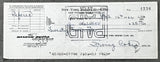 LESNEVICH, GUS SIGNED PAYROLL CHECK (1962)
