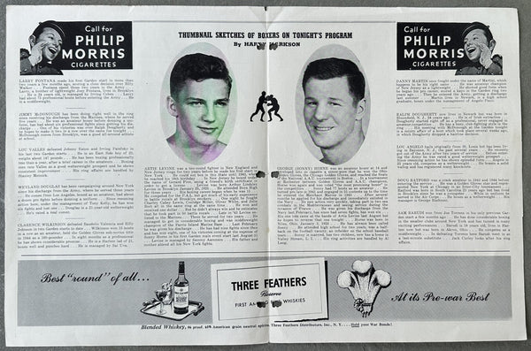 LEVINE, ARTIE-SONNY HORNE OFFICIAL PROGRAM (1945)
