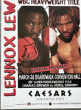 LEWIS, LENNOX-SHANNON BRIGGS SIGNED OFFICIAL PROGRAM (1998-SIGNED BY LEWIS)