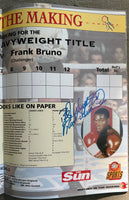 LEWIS, LENNOX-FRANK BRUNO SIGNED OFFICIAL PROGRAM (1993-SIGNED BY BOTH)