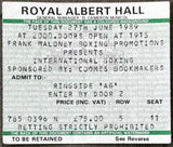 LEWIS, LENNOX-AL MALCOLM ON SITE TICKET (1989-LEWIS PRO DEBUT)