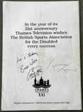 LEWIS, LENNOX-AL MALCOLM OFFICIAL PROGRAM (1989-SIGNED BY LENNOX LEWIS & GARY JACOBS-LEWIS PRO DEBUT)