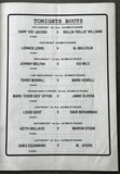 LEWIS, LENNOX-AL MALCOLM OFFICIAL PROGRAM (1989-SIGNED BY LENNOX LEWIS & GARY JACOBS-LEWIS PRO DEBUT)