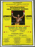 LEWIS, LENNOX-DAN MURPHY  ON SITE BROADSIDE POSTER (1990)
