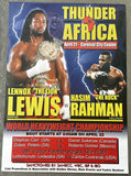 LEWIS, LENNOX-HASIM RAHMAN I ON SITE POSTER (2001)
