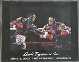 TYSON, MIKE-LENNOX LEWIS SOUVENIR POSTER (2002)