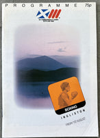 LEWIS, LENNOX AMATEUR COMMONWEALTH GAMES OFFICIAL PROGRAM (1986-FINALS)