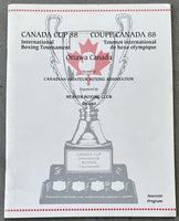 LEWIS, LENNOX AMATEUR CANADA CUP 88 OFFICIAL PROGRAM (1988)